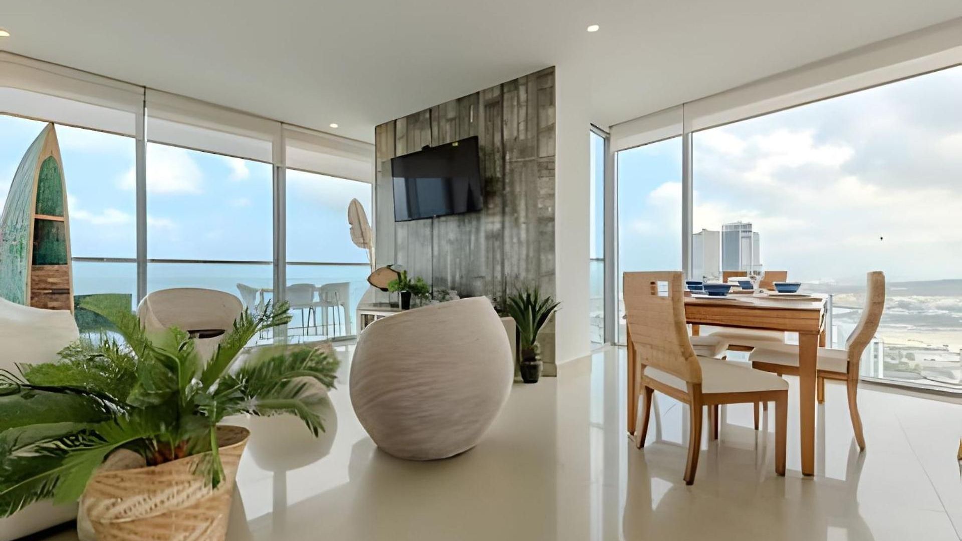 Apartamento Beachfront Penthouse 40th Sea View/historic Center Cartagena