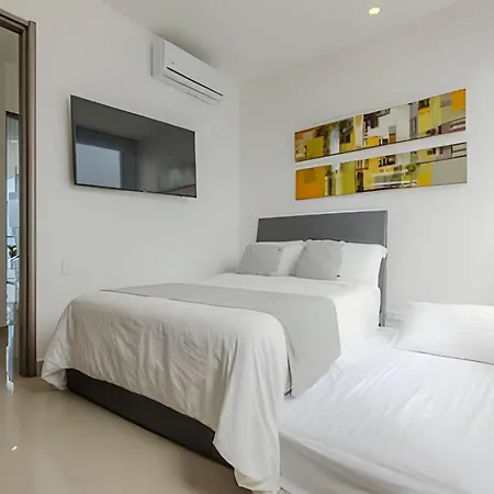 Apartment Beachfront Penthouse 40th Sea View/historic Center Cartagena